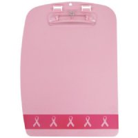 Breast Cancer Awareness Clipboard set of 4 plastic