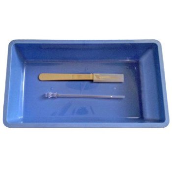 MRI Non-Ferromagnetic Certified #11 Disposable Scalpel and 20g 9cm Needle Tray Kit