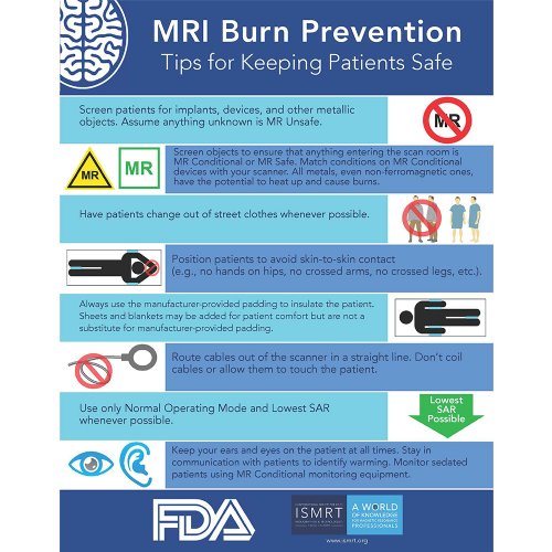 MRI Burn Prevention