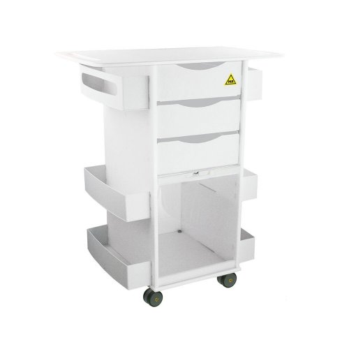 MRI Core Cart Extended Top with Sliding Door