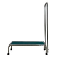 MRI Non-Magnetic Step Stool with Single 41" Handrail