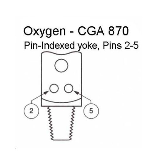 MRI Non Magnetic Oxygen E-Cylinder